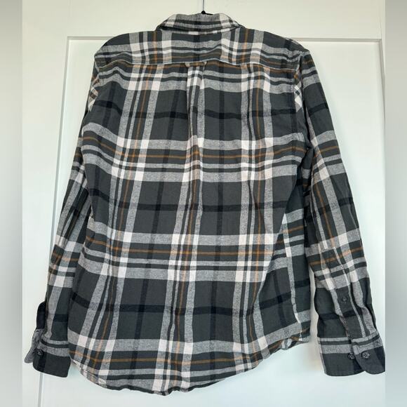 Woolrich Shirt Men’s Flannel Plaid Cotton Button Up Size Medium - Picture 5 of 7